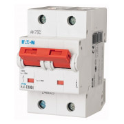 Автоматичний вимикач Eaton PLHT-C100/2 (20кА) 2p C 100А міні-фото