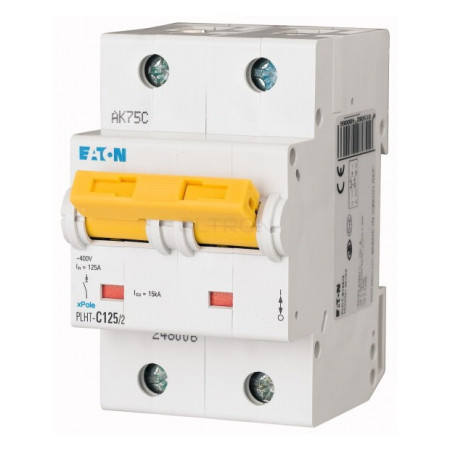 Автоматичний вимикач Eaton PLHT-C125/2 (15кА) 2p C 125А (248015) фото