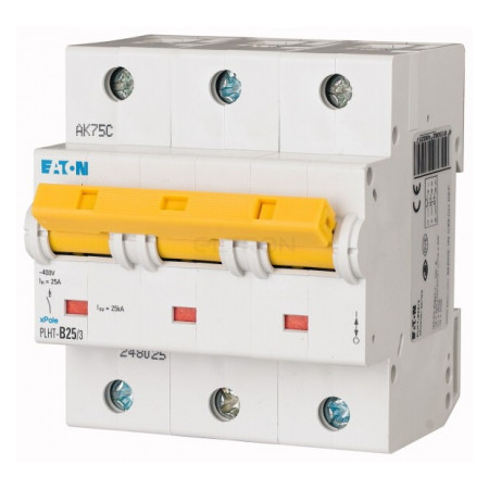 Автоматичний вимикач Eaton PLHT-B25/3 (25кА) 3p B 25А (248025) фото