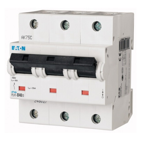 Автоматический выключатель Eaton PLHT-B40/3 (25кА) 3p B 40А (248027) фото
