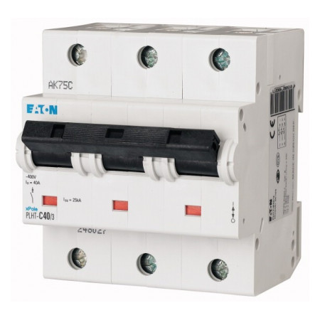 Автоматичний вимикач Eaton PLHT-C40/3 (25кА) 3p C 40А (248036) фото