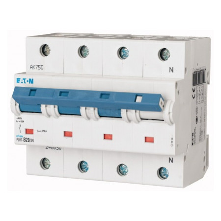 Автоматичний вимикач Eaton PLHT-B20/3N (25кА) 3p+N B 20А (248050) фото