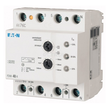 Монитор тока утечки Eaton PDIM-100/4 4p 100А (111761) фото
