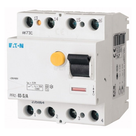Защитное отключающее реле Eaton PFR2-1-S/A 4p 25А 1000мА тип S/A (235866) фото