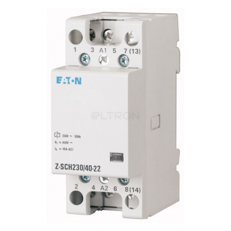 Модульный контактор Eaton Z-SCH230/40-22 40А 230V 2NO+2NC (248853) фото