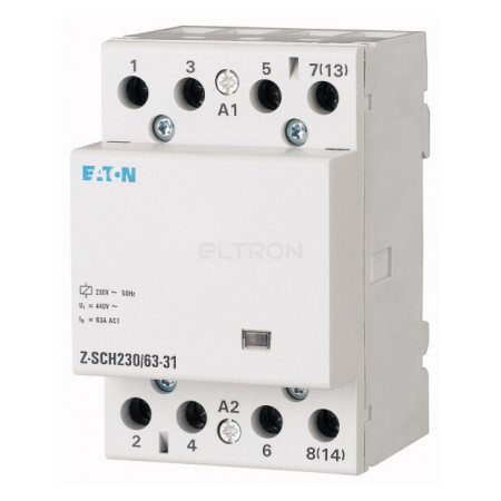 Модульний контактор Eaton Z-SCH230/63-31 63А 230V 3NO+1NC (248858) фото