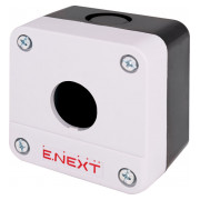 Корпус E.NEXT e.mb.box01 для 1 кнопки білий міні-фото