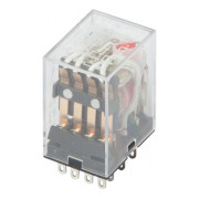 Реле проміжне з LED-индикацією E.NEXT e.control.p346L 3А 230В AC на 4 групи контактів міні-фото