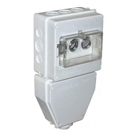 Коробка монтажна пластикова TAREL SB IP43 під автоматичний вимикач вкручуваний (057+040) фото