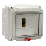Коробка монтажна пластикова TAREL SW-51 з кришкою, що відкривається міні-фото