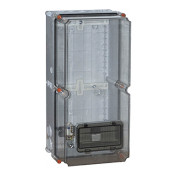 Коробка монтажна пластикова TAREL ZP50 IP55 (505×250×204) з віконцем під 8 модулів міні-фото