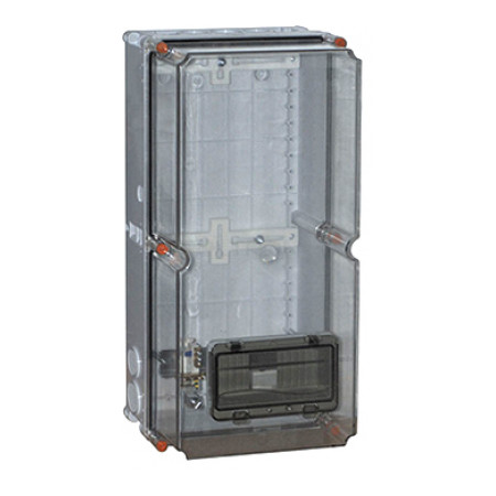 Коробка монтажная пластиковая TAREL ZP50 IP55 (505×250×204) с окошком под 8 модулей (9703-000) фото