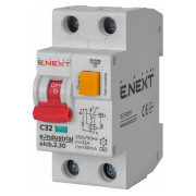 Выключатель дифференциального тока (дифавтомат) E.NEXT e.industrial.elcb.2.C32.30 2p 32А C 30мА мини-фото