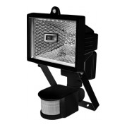 Прожектор E.NEXT e.halogen.move.150.black под галогенную лампу 150Вт черный с датчиком движения мини-фото