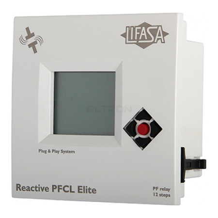 Регулятор реактивної потужності Lifasa (E.NEXT) PFCL-12 ELITE (на 12 ступенів) з інтерфейсом RS-485 (PFCL12400) фото
