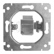 Механизм E.NEXT e.mz.14132.rj.12.shrink розетки одинарной телефонной под Jack RJ12 (запаян в п/э) мини-фото