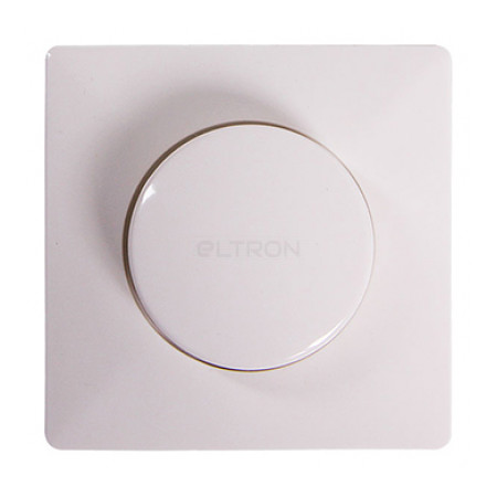 Панель E.NEXT e.lux.13011L.13006C.pn.white.shrink светорегулятора с диском белая (запаяна в п/э) (ins0020041) фото