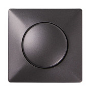 Панель E.NEXT e.lux.13011L.13006C.pn.anthracite светорегулятора с диском "антрацит" мини-фото
