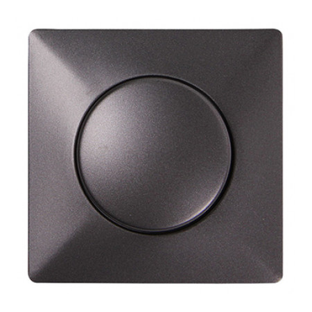 Панель E.NEXT e.lux.13011L.13006C.pn.anthracite светорегулятора с диском "антрацит" (ins0040044) фото