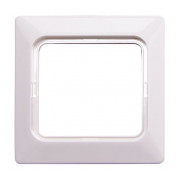 Рамка E.NEXT e.lux.12094L.1.fr.wp.white для влагозащищенной розетки белая мини-фото