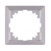 Рамка E.NEXT e.lux.10024L.1.fr.aluminium 1-місна "алюміній" міні-фото