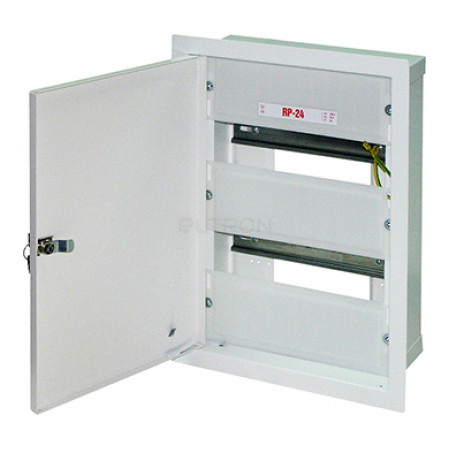 Шкаф распределительный KARWASZ e.mbox.RP-24 металлический встраиваемый 24 модуля фото