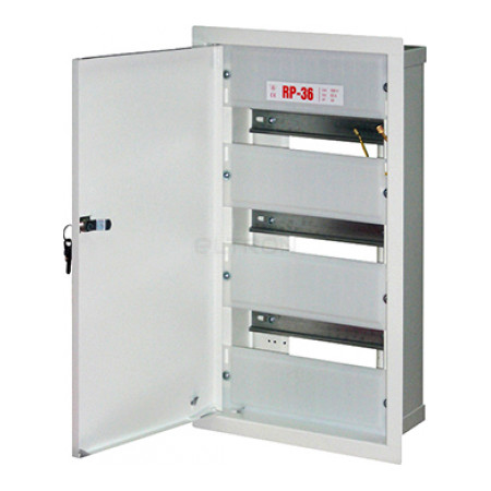 Шкаф распределительный KARWASZ e.mbox.RP-36 металлический встраиваемый 36 модулей фото