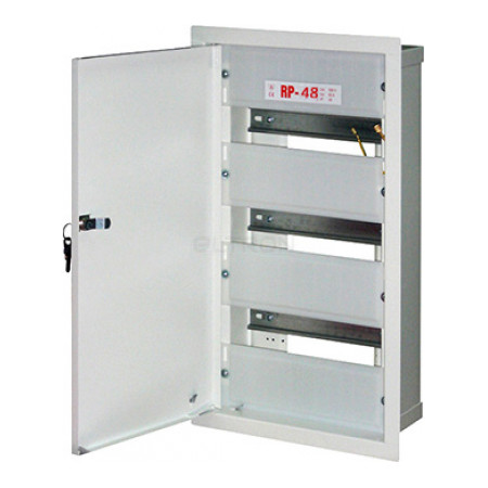 Шкаф распределительный KARWASZ e.mbox.RP-48 металлический встраиваемый 48 модулей фото