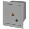 Шкаф E.NEXT e.mbox.stand.w.06.z металлический под 6 модулей встраиваемый с замком изображение 2