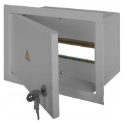 Шкаф E.NEXT e.mbox.stand.w.12.z металлический под 12 модулей встраиваемый с замком мини-фото