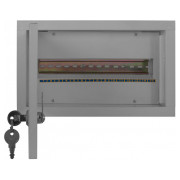 Шкаф E.NEXT e.mbox.stand.w.15.z металлический под 15 модулей встраиваемый с замком мини-фото