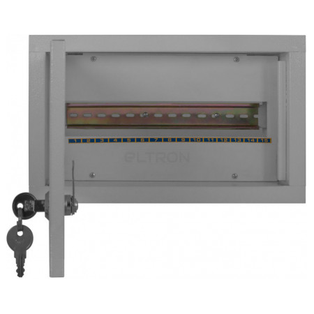 Шкаф E.NEXT e.mbox.stand.w.15.z металлический под 15 модулей встраиваемый с замком (s0100022) фото