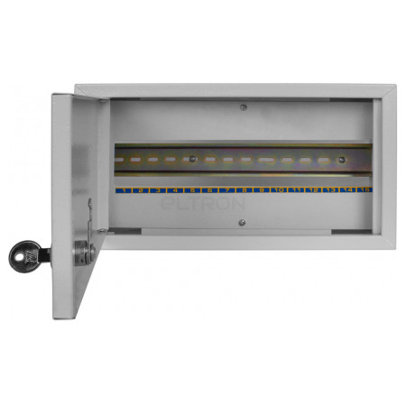 Шкаф E.NEXT e.mbox.stand.n.15.z металлический под 15 модулей навесной с замком (s0100023) фото