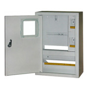 Шкаф E.NEXT e.mbox.stand.n.f1.16.z.e металлический под 1-фазный электронный счетчик 16 модулей навесной с замком мини-фото