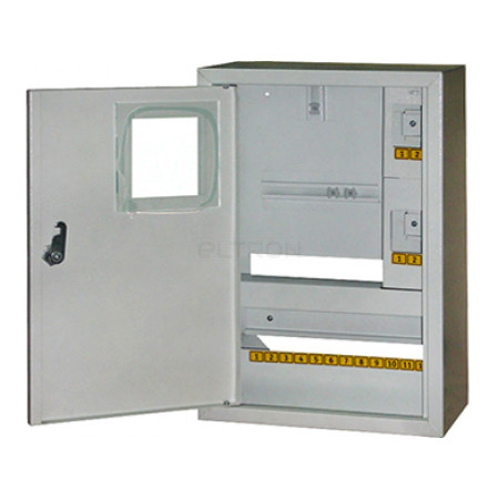Шкаф E.NEXT e.mbox.stand.n.f1.16.z.e металлический под 1-фазный электронный счетчик 16 модулей навесной с замком (s0100069) фото
