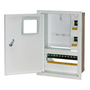Шкаф E.NEXT e.mbox.stand.w.f1.16.z.e металлический под 1-фазный электронный счетчик 16 модулей встраиваемый с замком мини-фото