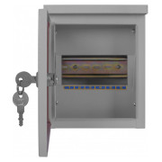 Шкаф E.NEXT e.mbox.stand.n.06.z металлический под 6 модулей навесной с замком герметичный IP54 мини-фото