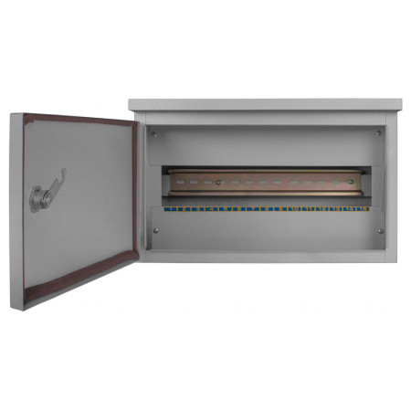 Шкаф E.NEXT e.mbox.stand.n.15.z металлический под 15 модулей навесной с замком герметичный IP54 (s0100130) фото
