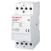 Модульний контактор E.NEXT e.mc.220.4.25.2NO+2NC 4p 25А 2НВ+2НЗ 220 В міні-фото
