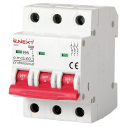 Модульний автоматичний вимикач E.NEXT e.mcb.pro.60.3.B6 3p 6А B 6кА міні-фото