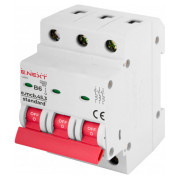 Модульний автоматичний вимикач E.NEXT e.mcb.stand.45.3.B6 3p 6А B 4.5кА міні-фото