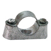 Кліпса металева з базою E.NEXT e.industrial.pipe.clip.base.1-1/4″ для труб 1-1/4″ міні-фото