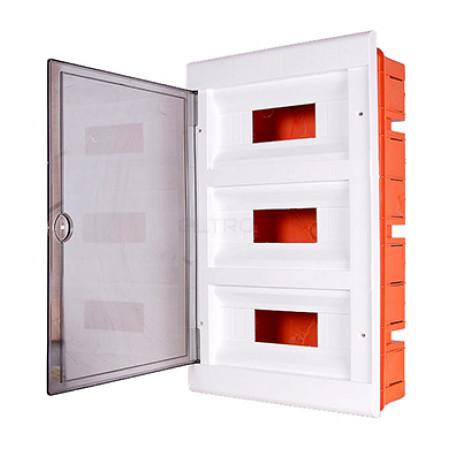 Корпус пластиковый E.NEXT e.plbox.stand.w.36 36-модульный встраиваемый IP40 (CBA936) фото