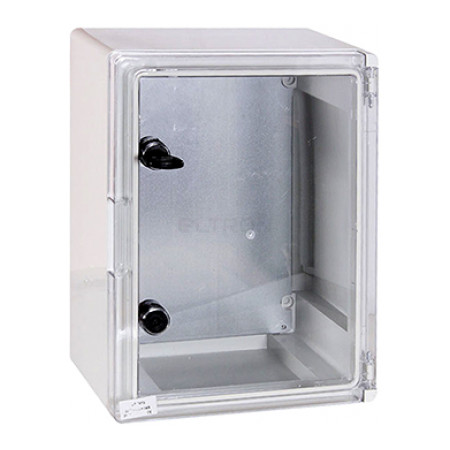 Шкаф ударопрочный из АБС-пластика E.NEXT e.plbox.250.330.130.tr 250×330×130мм IP65 с прозрачной дверцей (CP5012) фото