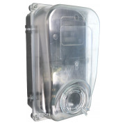 Шафа пластикова E.NEXT e.mbox.stand.plastic.n.f1.pe під однофазний лічильник навісна з прозорою кришкою міні-фото