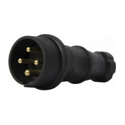 Силова вилка переносна каучукова E.NEXT (Mutlusan) e.plug.rubber.070.32 3P+PE 32А міні-фото