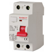 Выключатель дифференциального тока E.NEXT e.rccb.stand.2.25.30 2p 25А 30мА мини-фото