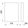 Ящик E.NEXT ЯРП-250А IP21 рубильник разрывной BP32-35B31250 изображение 2 (габаритные размеры)