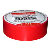 Изолента E.NEXT e.tape.pro.10.red из самозатухающего ПВХ красная (10 м) мини-фото
