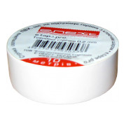 Изолента E.NEXT e.tape.pro.10.white из самозатухающего ПВХ белая (10 м) мини-фото